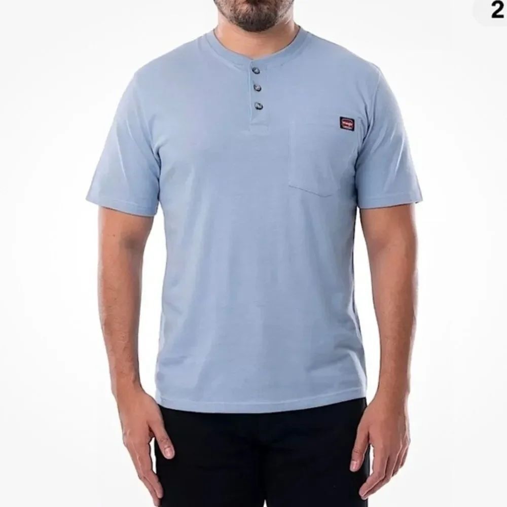 Wrangler Workwear Light Blue Utility Shirt Men’s L